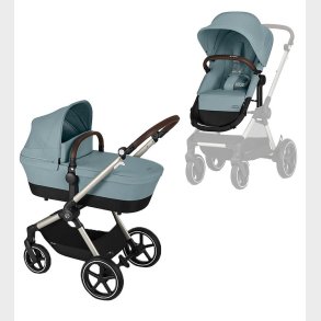 Cybex Klapvogn/Barnevogn - Eos Lux - 2-i-1 - Sky Blue