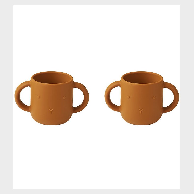 Liewood Kopper - Silikone - 2-Pak - Gene - Rabbit Mustard