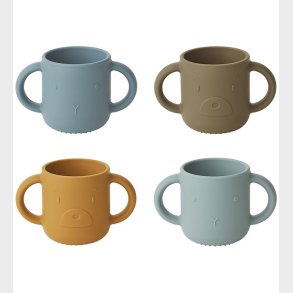 Liewood Kopper - Silikone - 4-Pak - Gene - Blue Multi Mix