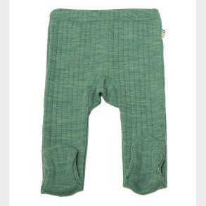 Joha Leggings m. Fdder - Uld - Grn