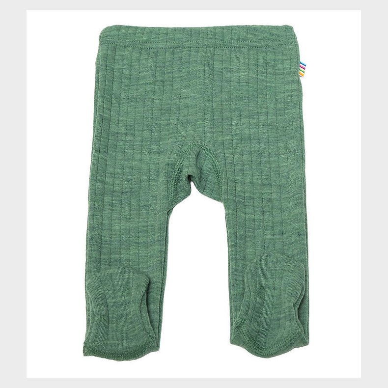Joha Leggings m. Fdder - Uld - Grn