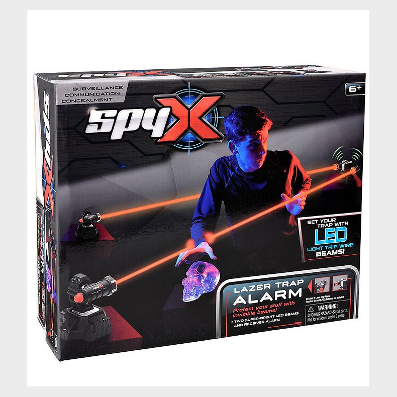 SpyX - Lazer Trap Alarm - Sort/S�lv/R�d