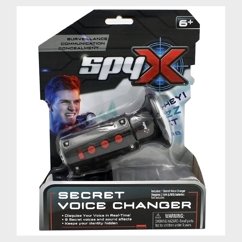 SpyX - Secret Voice Changer - Sort/S�lv