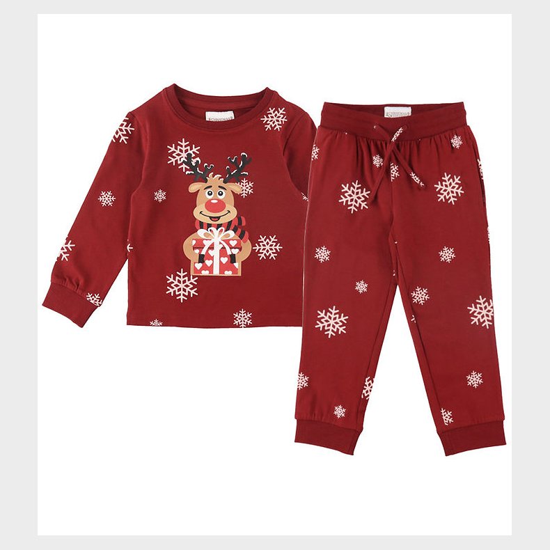 Jule-Sweaters Nattj - Rudolfs Cute Pyjamas - Rd