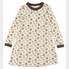 Katvig Kjole - Uld - Hvid m. Smiley