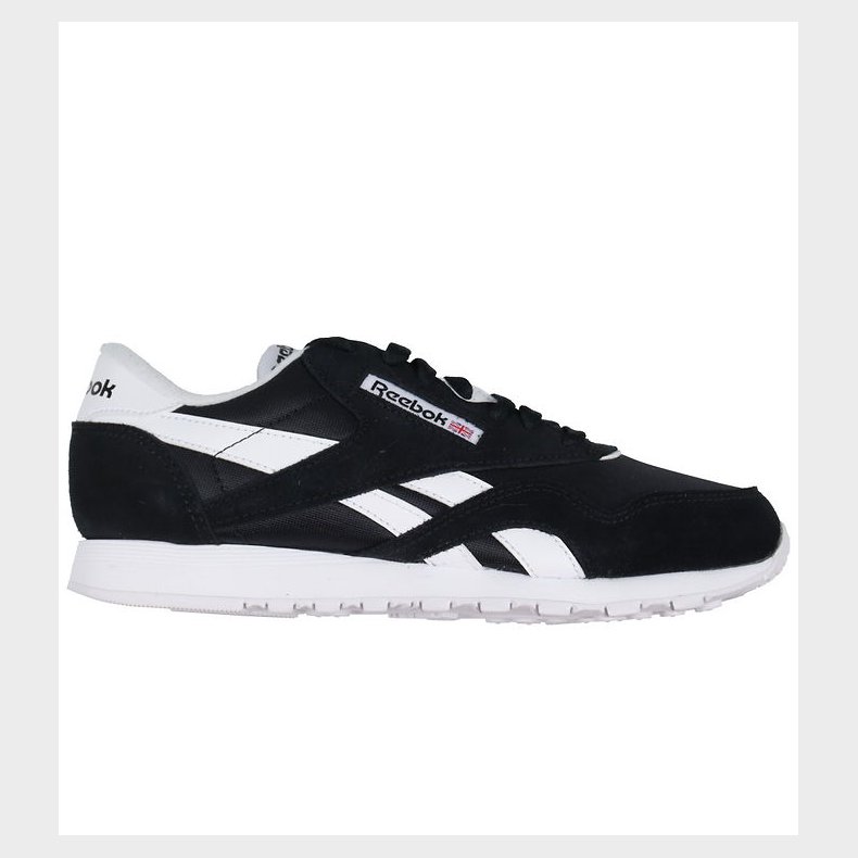 Reebok Sko - Classic Nylon - Running - Sort/Hvid