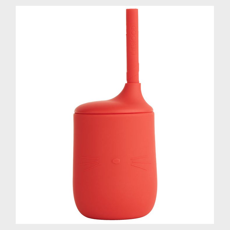 Liewood Kop m. Sugerr - Silikone - Ellis - Cat Apple Red