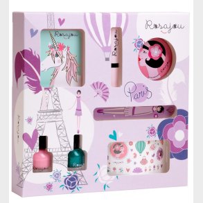 Rosajou Sminkest - Blush/Lbestift/Neglelak m.m. - 7 Dele