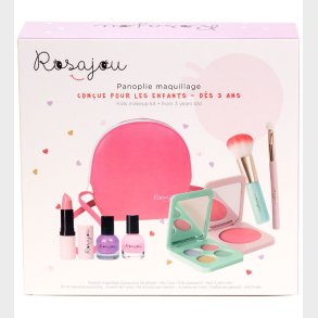 Rosajou Sminkest - Blush/Lbestift/Neglelak m.m. - 9 Dele