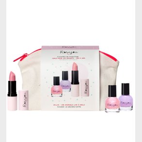 Rosajou Sminkest - Lbestift/Neglelak m.m. - 5 Dele