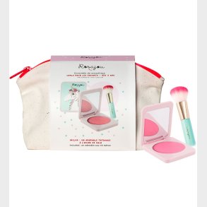 Rosajou Sminkest - Blush mm. - 4 Dele - Rosa