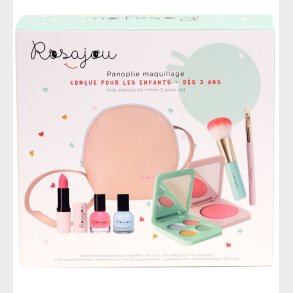 Rosajou Sminkest - Blush/Lbestift/Neglelak m.m. - 9 Dele