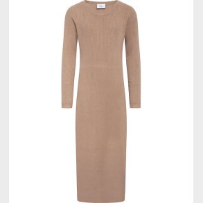 Grunt Kjole - Rib - Viskose - Monnicken - Nature