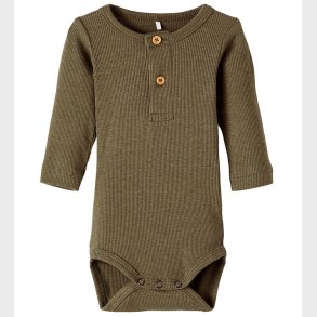 Name It Body l/ - Noos - Rib - NbmKab - Dusty Olive