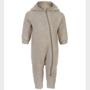 Mikk-Line Kredragt m. Htte - Uld - Melange Offwhite