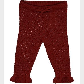 Msli Bukser - Knit Scallop - Russet m. Hulmnster