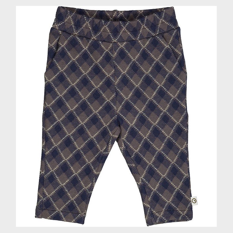 Msli Bukser - Jacquard - Tower Grey/Night Blue/Desert Green
