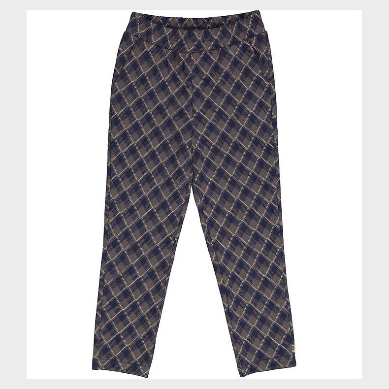 Msli Bukser - Jacquard - Tower Grey/Night Blue/Desert Green