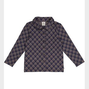 Msli skjorte - Jacquard - Tower Grey/Night Blue/Desert Green
