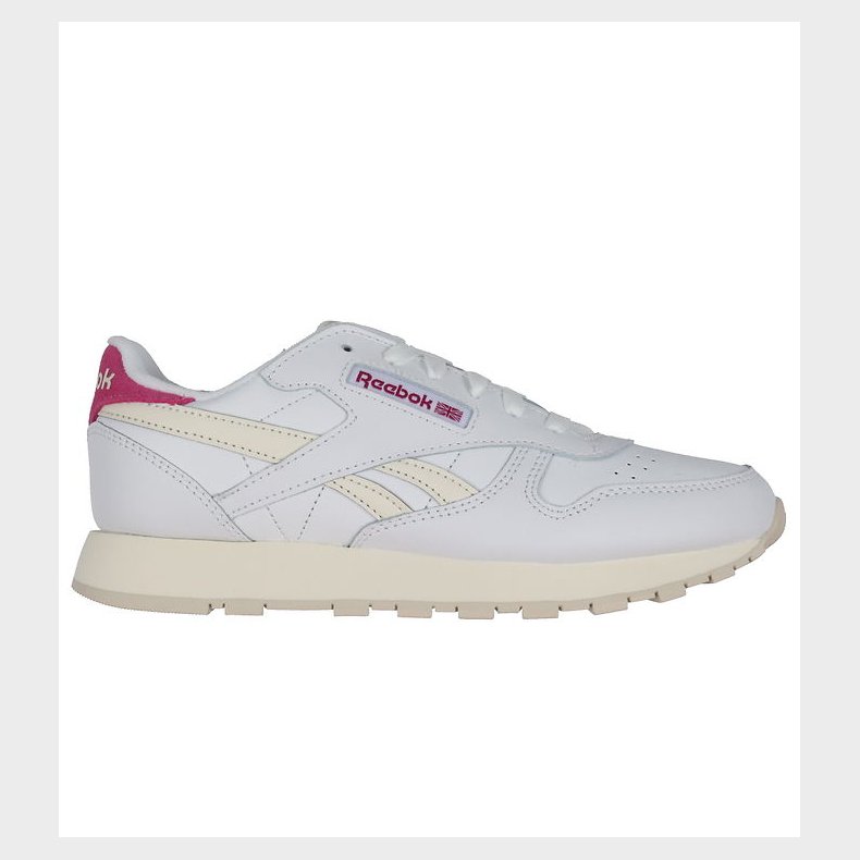 Reebok Sko - Classic Leather - Running - Hvid/Pink