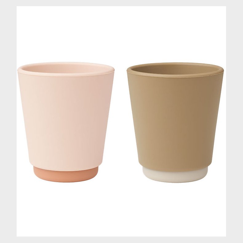 Liewood Kopper - Silikone - Rachel - 2-pak - Oat/Sandy Mix