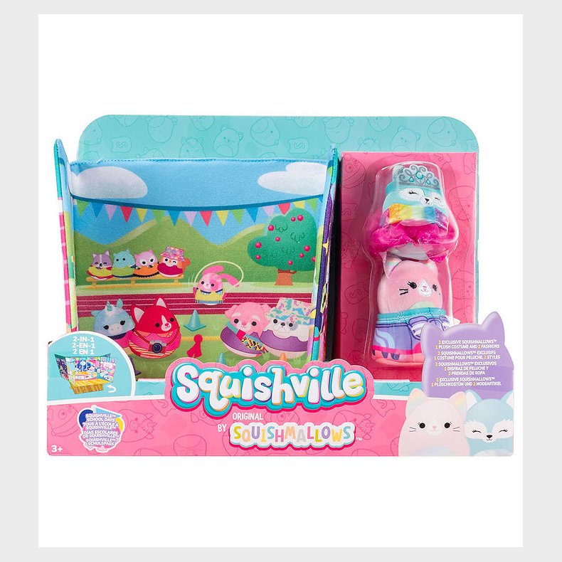 Squishville Dukkehus - 2-i-1 - School Days