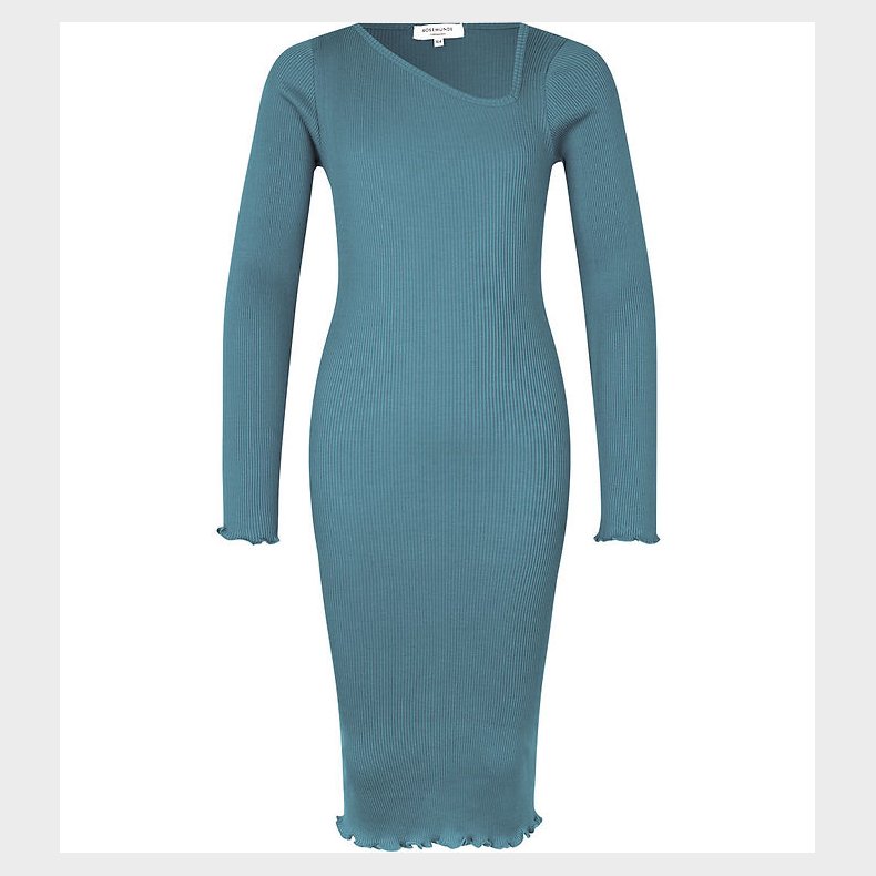 Rosemunde Kjole - Rib - Paris Blue