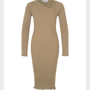 Rosemunde Kjole - Rib - Sand