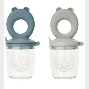 Liewood Food Feedere - Miranda - 2-pak - Whale Blue/Dove Blue