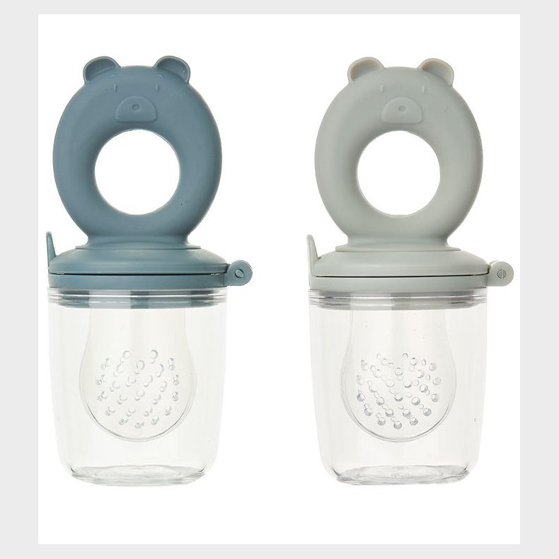 Liewood Food Feedere - Miranda - 2-pak - Whale Blue/Dove Blue