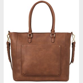 Rosemunde Shopper m. Clutch - 2 In 1 - Cocoa Brown/Gold