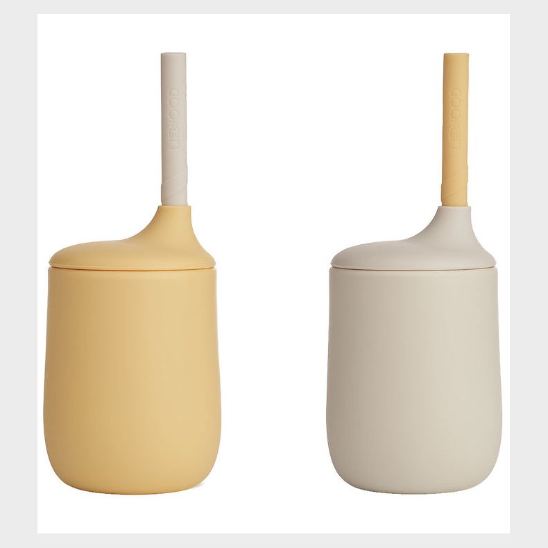 Liewood Kopper m. Sugerr - Silikone - 2-Pak - Ellis - Jojoba/ S