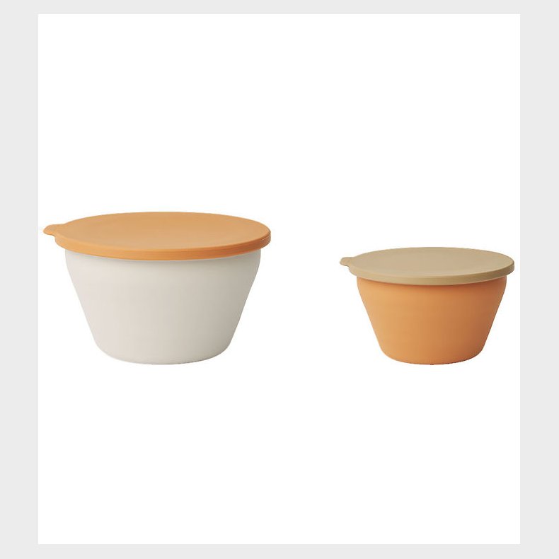 Liewood Skle - Silikone - Foldbare - 2-pak - Dale - Almond Mult