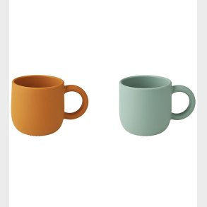 Liewood Kopper - Silikone - 2-Pak - Merce - Mustard Peppermint