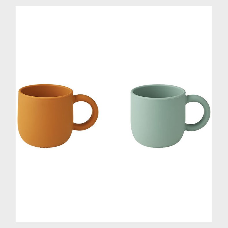 Liewood Kopper - Silikone - 2-Pak - Merce - Mustard Peppermint