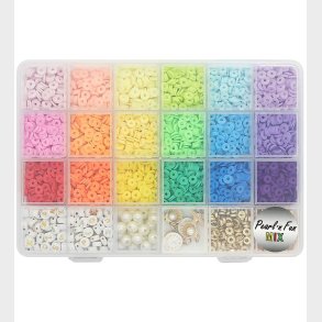 Pearl N Fun Perler - Smykkes�t - Regnbuefarvet