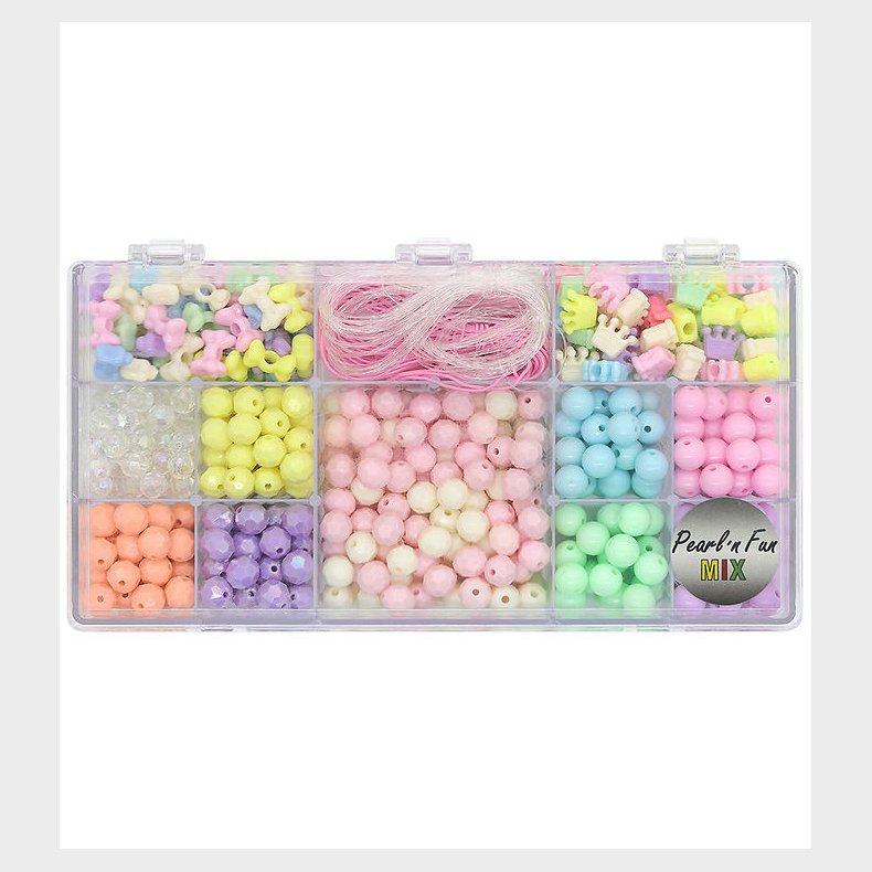 Pearl N Fun Perler - Smykkes�t - Pastel