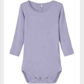 Name It Body l/ - Noos - Rib - NbfKab - Heirloom Lilac/Melange