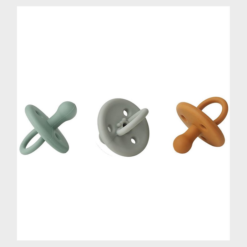 Liewood Sutter - Silikone - 3-pak - Str. 1 - Paula - Mustard Mul