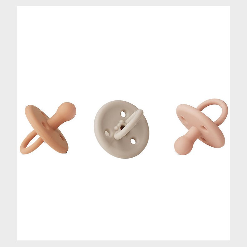 Liewood Sutter - Silikone - 3-pak - Str. 2 - Paula - Rose Multi