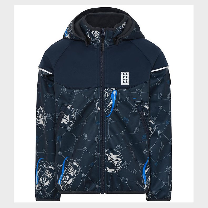 LEGO® Ninjago Softshelljakke - LWStorm 602 - Dark Navy