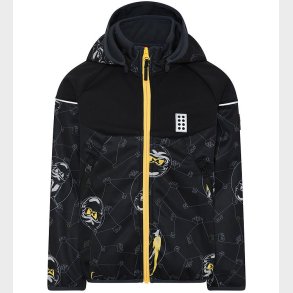 LEGO® Ninjago Softshelljakke - LWStorm 602 - Sort m. Print