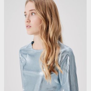 LMTD Bluse - Cropped - NlfNirror - Delphinium Blue