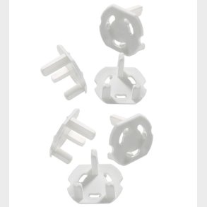 BabyDan Brnesikring - Kontaktsikring - EUR - 12 stk. - Hvid