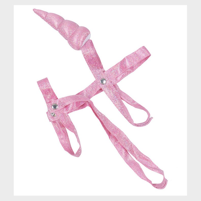 by ASTRUP Enhjrninghorn og Grime Til Kpheste - Pink m. Glimmer