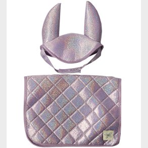 by ASTRUP Sadelunderlag Til Kpheste - Lilla m. Glimmer