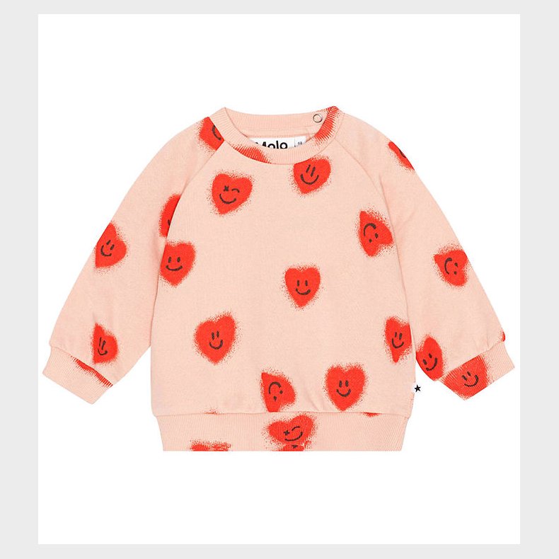 Molo Sweatshirt - Disc - Red Hearts