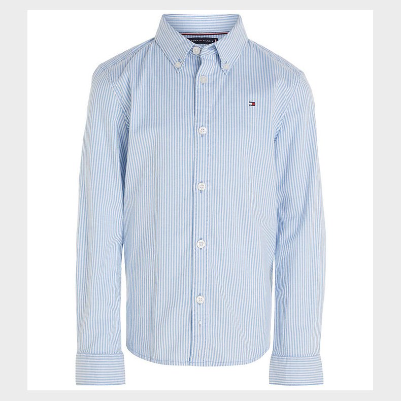 Tommy Hilfiger Skjorte - Flex Ithaca - Copenhagen Blue/White