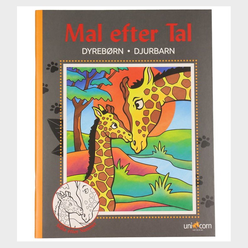 Mandalas Malebog - Mal efter Tal - Dyreb�rn