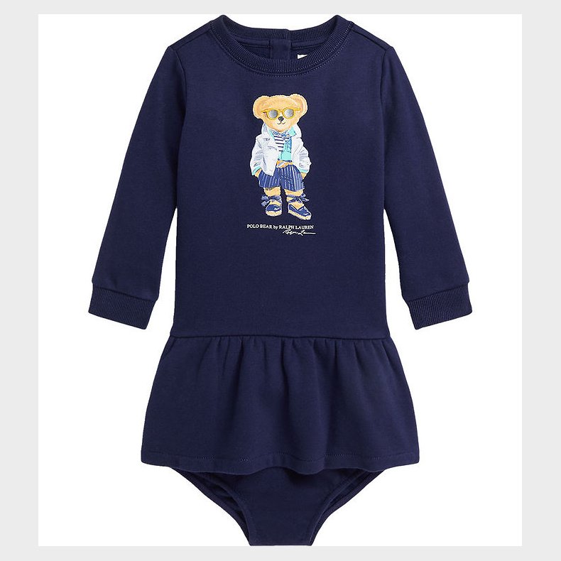 Polo Ralph Lauren Kjole m. Bloomers - Navy m. Bamse